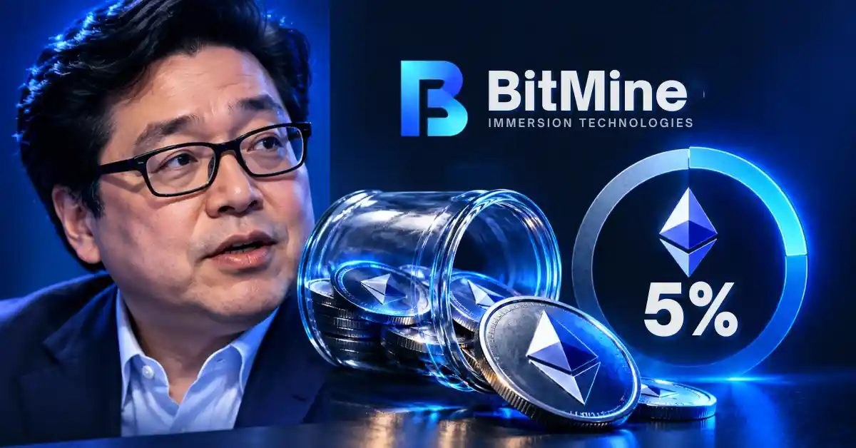 TomLee’s BitMine to Stop Buying ETH After Reaching 5% Holdings Cap
