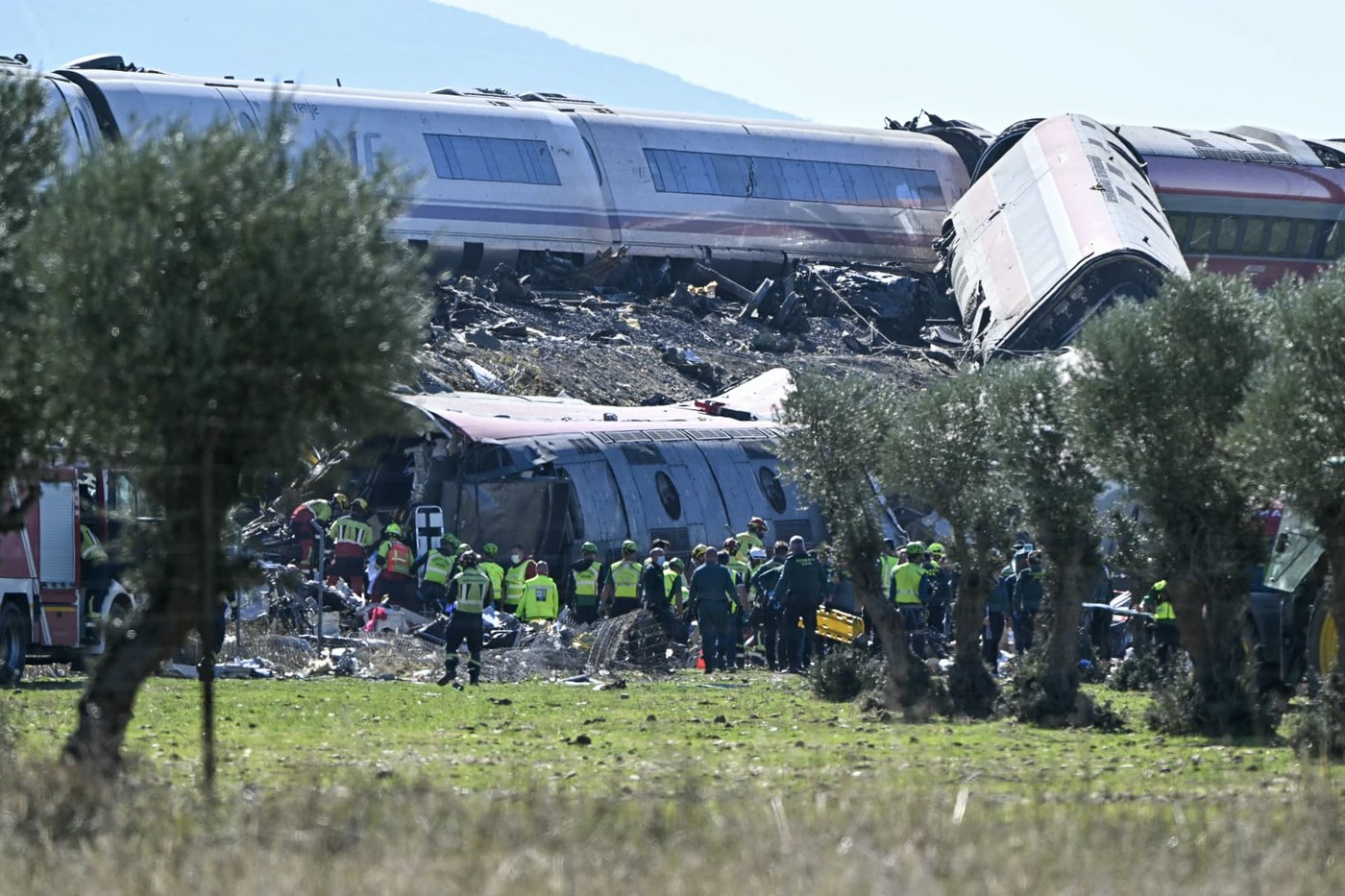 At least 64 people dead in high-speed Spain train crash