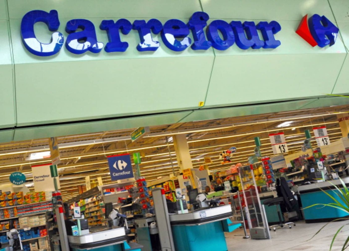 French supermarket giant's shares plunge 14% after warning ‘unprecedented’ unrest will hit business